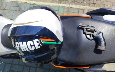 PMCE prende suspeito armado no bairro Iparana, em Caucaia