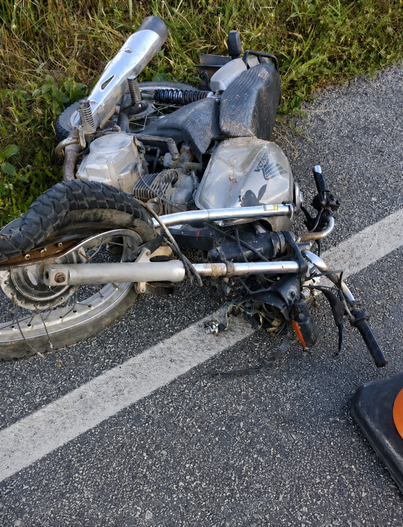 Motoqueiro é morto ao ser atropelado por caminhão neste sábado (25) em Banabuiú