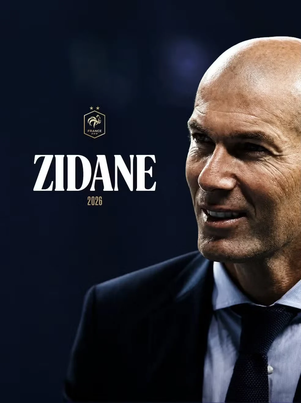 França anuncia Zidane como novo treinador