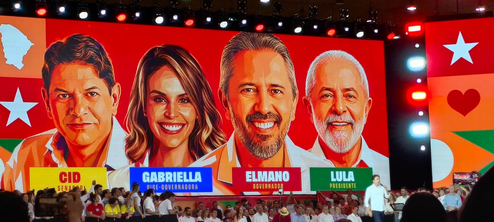 Camilo exalta parceria com Lula, pede reeleição de Elmano e destaca apoio de 178 prefeitos no Ceará