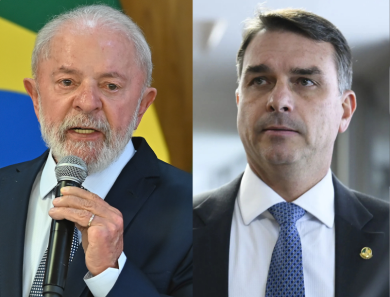 Quaest aponta Lula à frente de Flávio Bolsonaro por 44% a 39% em eventual segundo turno