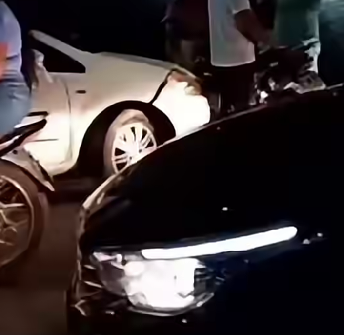 Colisão entre motocicleta e carro é registrada no Centro de Quixadá