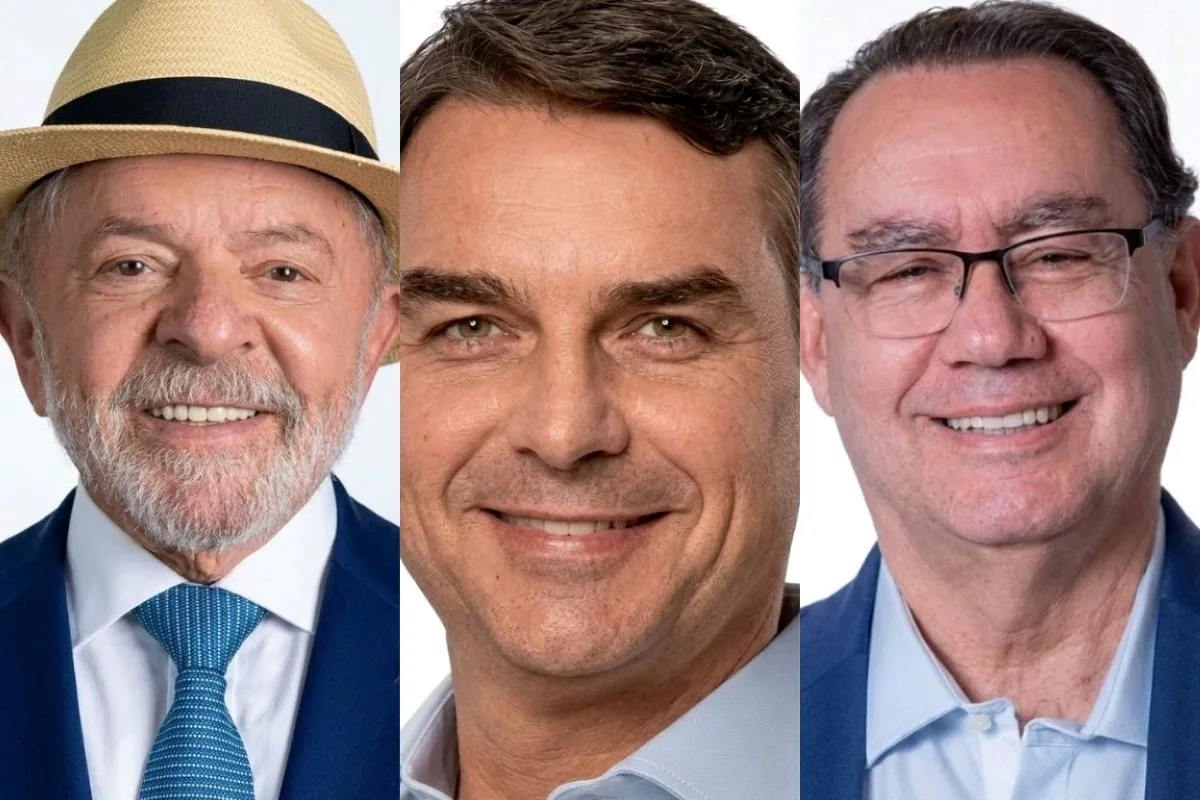 Real Time Big Data: Lula lidera 1º turno com 38%, Flávio tem 30% e Cury chega a 11% das intenções de votos