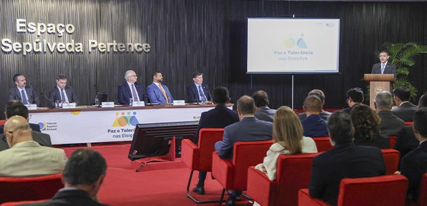 TSE firma pacto nacional pela paz e tolerância para garantir eleições mais seguras e democráticas em 2026