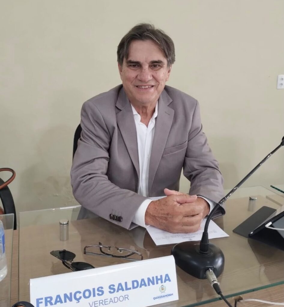 Luto: Vereador de Quixeramobim, François Saldanha morre aos 67 anos após grave acidente