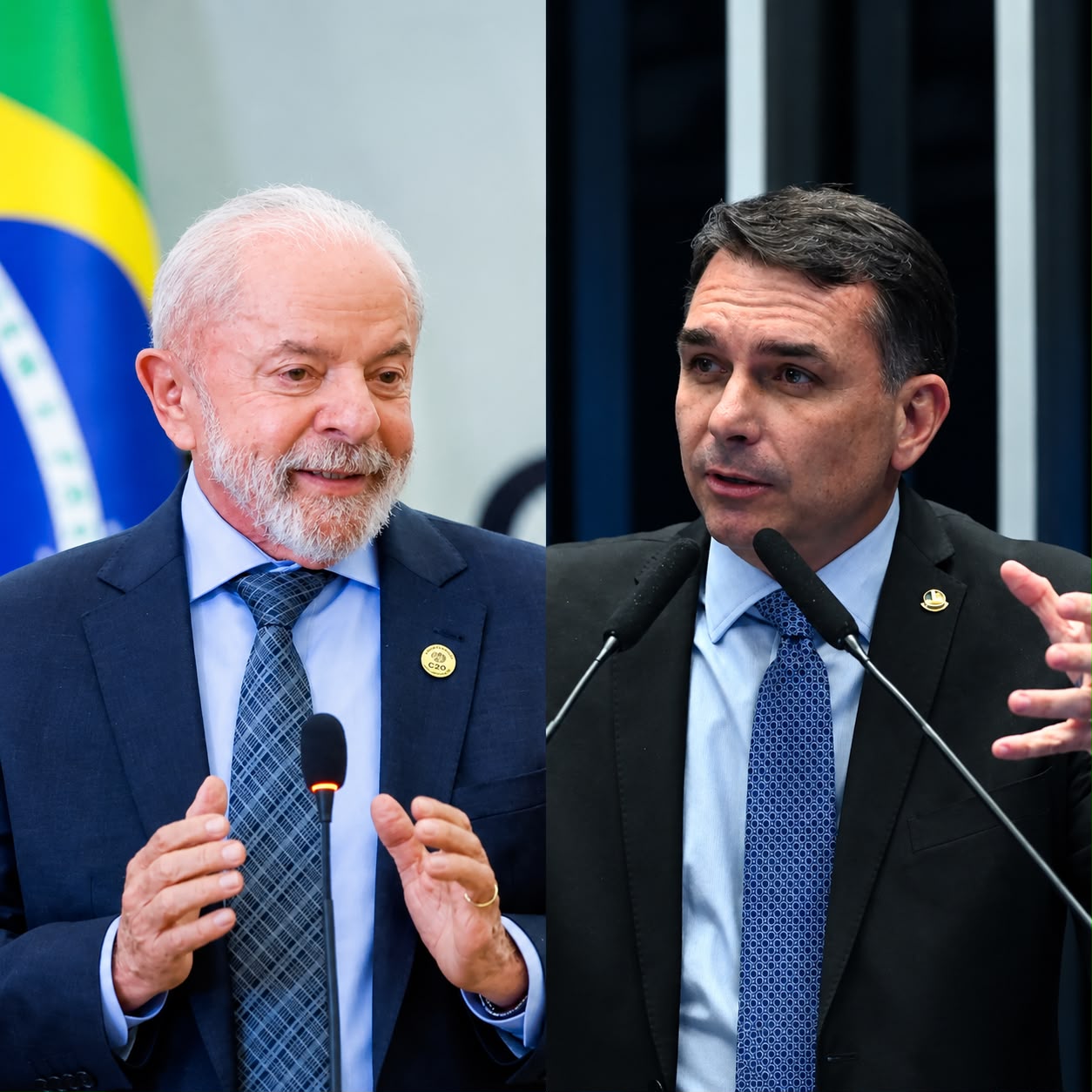 Eleições 2026: Lula e Flávio Bolsonaro aparecem empatados tecnicamente, aponta BTG/Nexus
